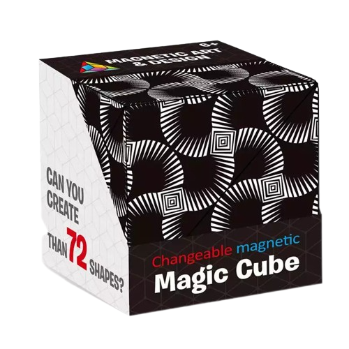 Magnetische Kubus - Zwart & Wit