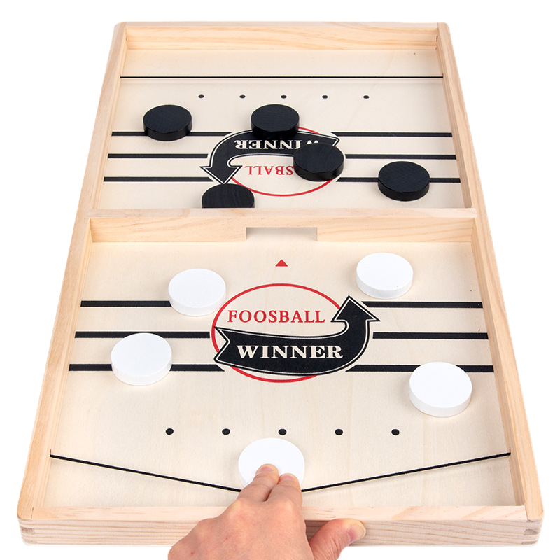 Slingpuck-Spiel – Schleuder – Holz