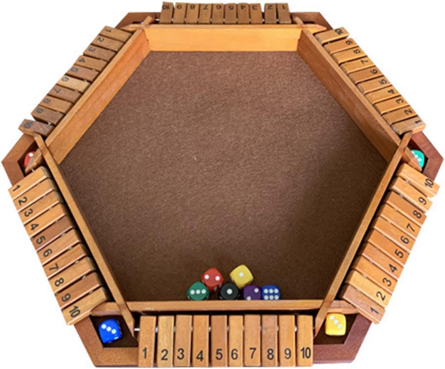 Shut The Box - 6 Spelers - Hout