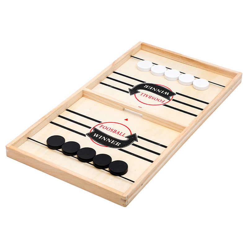 Slingpuck-Spiel – Schleuder – Holz