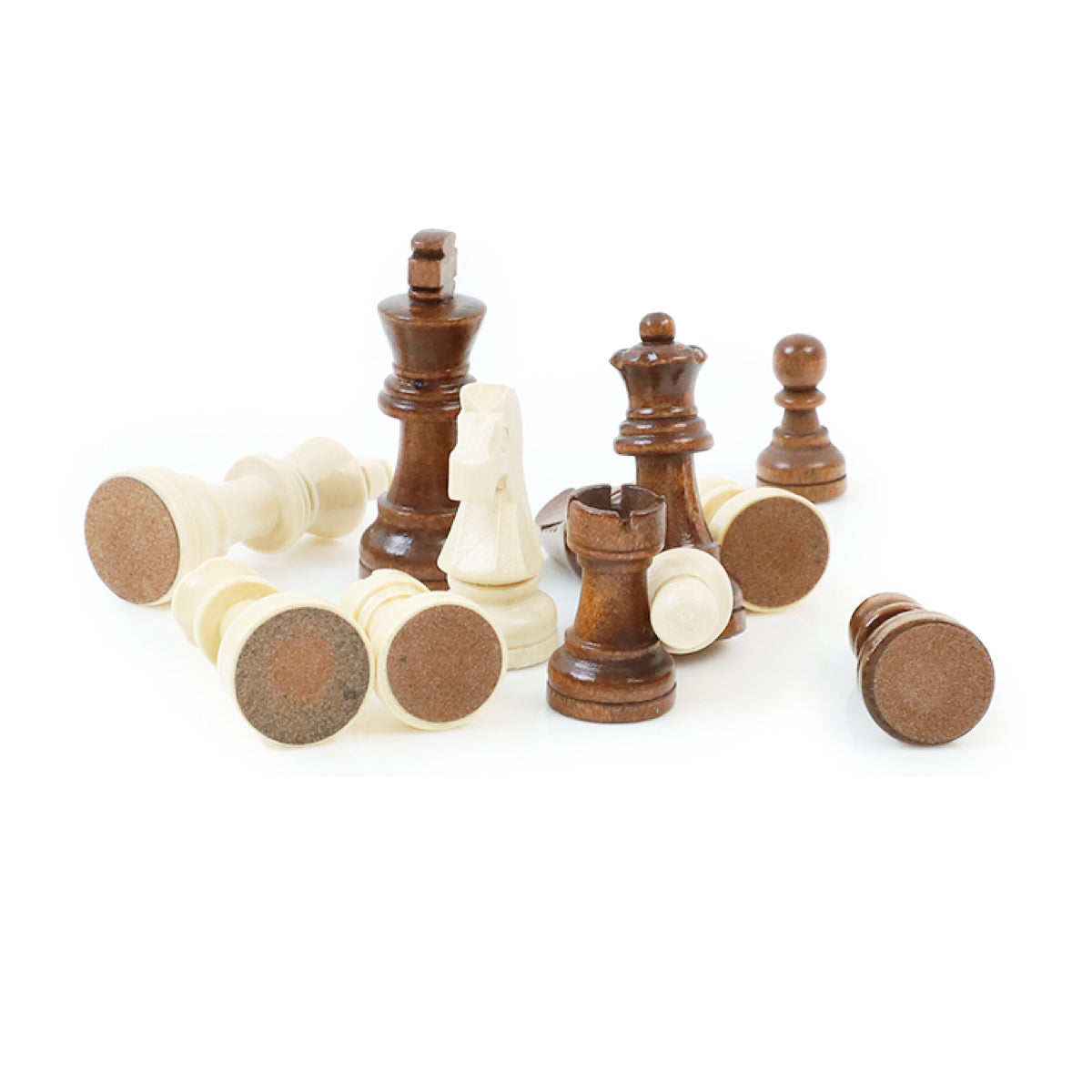 Schaakstukken - Hout - 75 mm