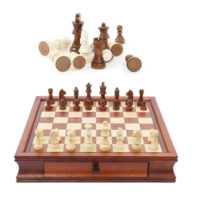 Chess set - Drawer - Walnut