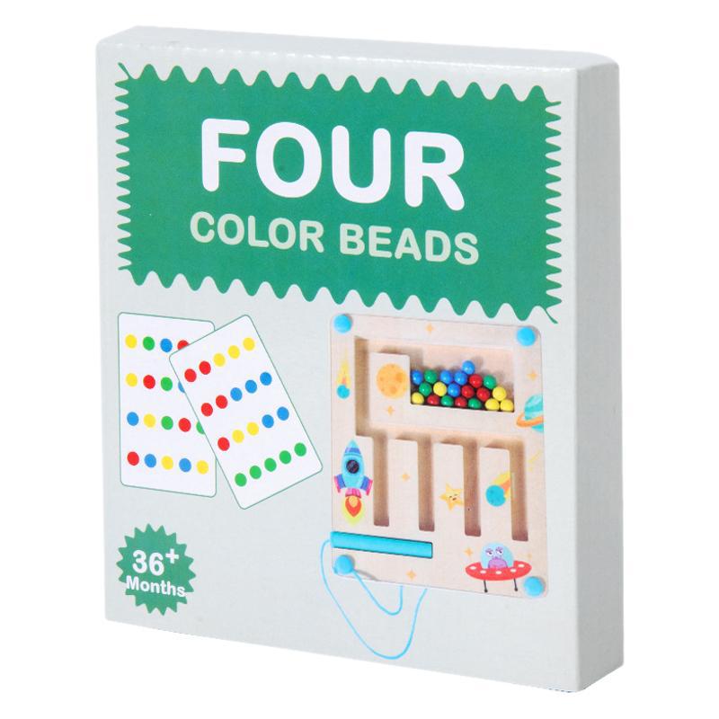 4-Kleuren Puzzel met Magneetpen