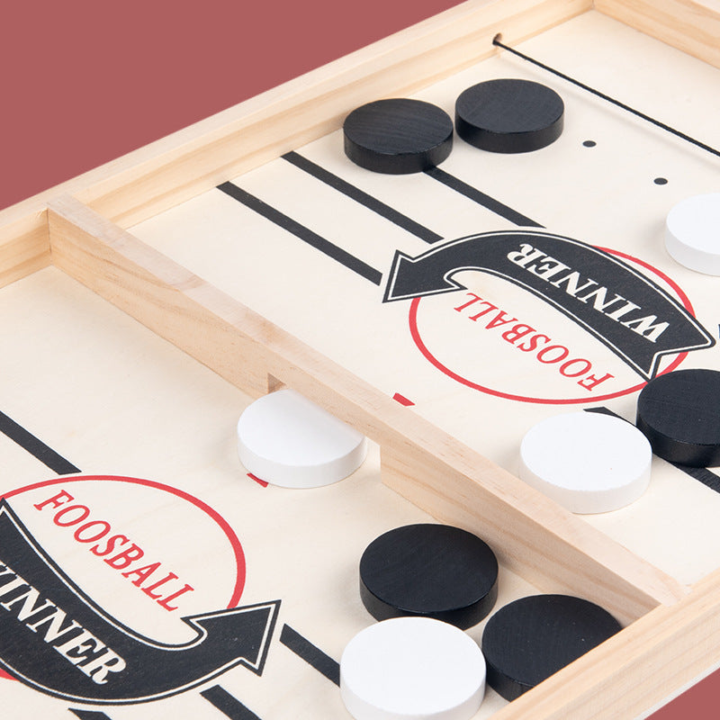 Slingpuck-Spiel – Schleuder – Holz