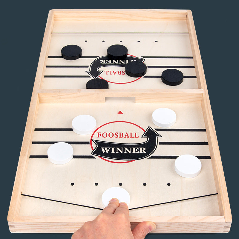 Slingpuck-Spiel – Schleuder – Holz