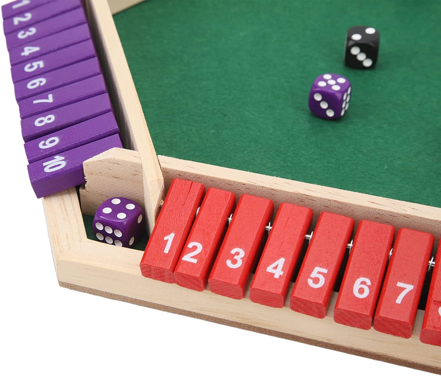 Shut The Box - 6 Players - Color