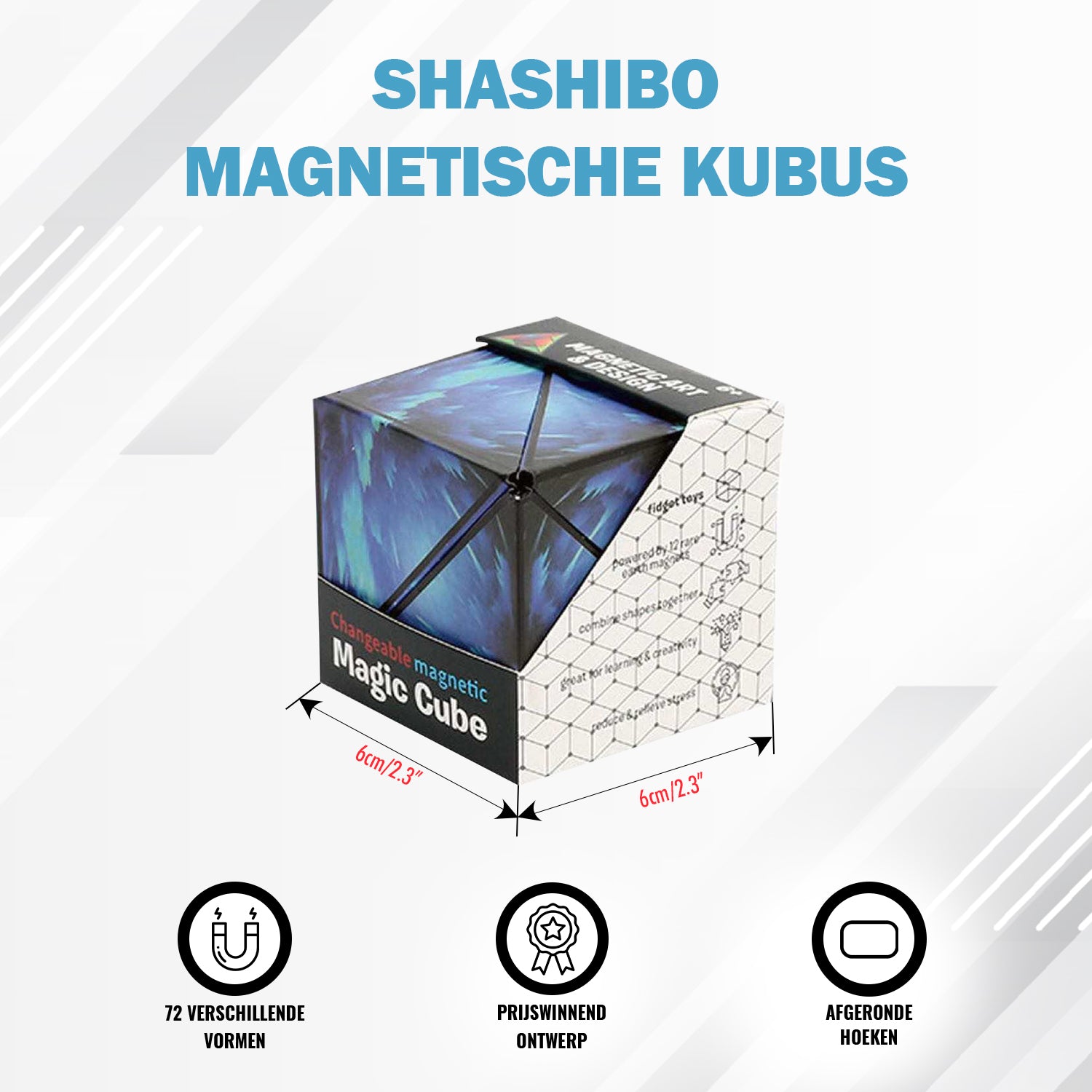 Magnetische Kubus - Blauwe Lucht