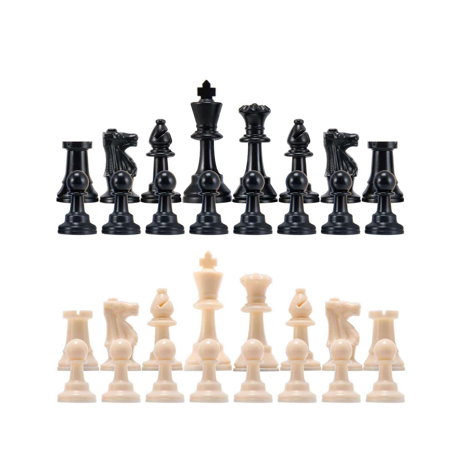 Chess Pieces - Plastic - 76mm