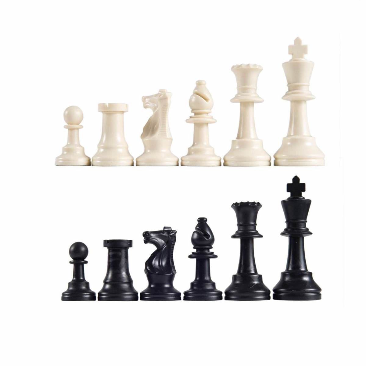 Chess Pieces - Plastic - 76mm