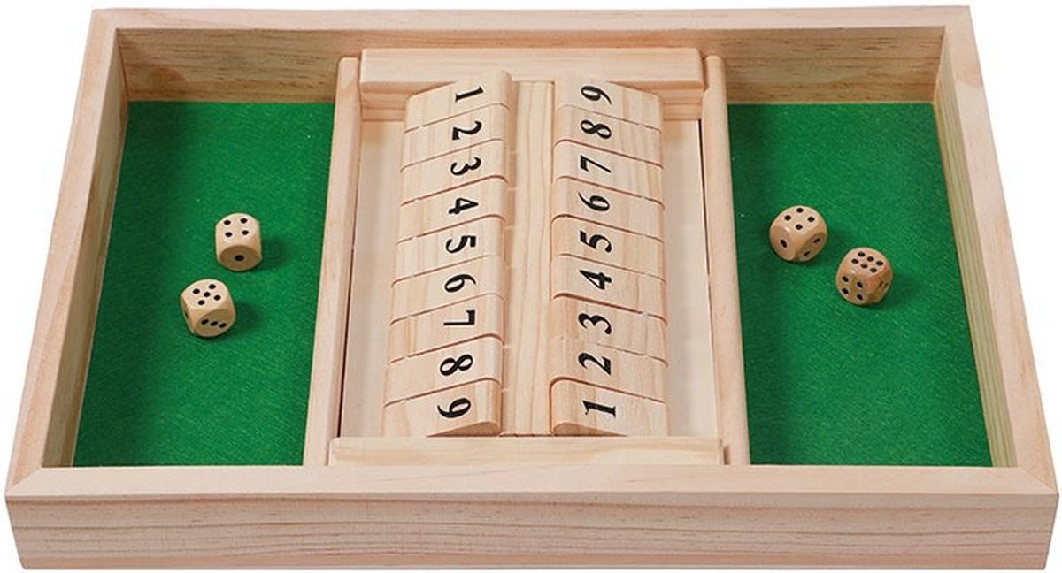 Shut The Box - 2 Spelers - 1 t/m 12