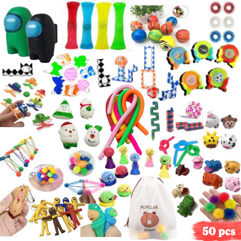 Fidget Toys Pakket - Fidgets - 50 Stuks