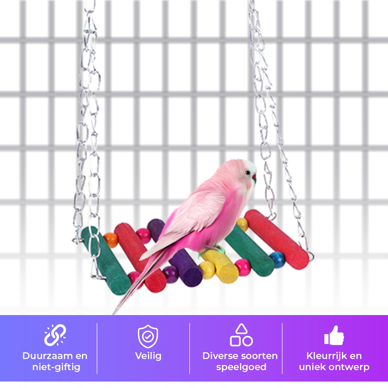 Bird Toys - 14 Pieces