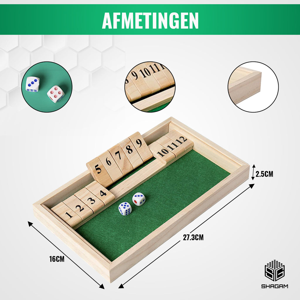 Shut the box, een must know voor iedereen Shut the box, een must know voor iedereen