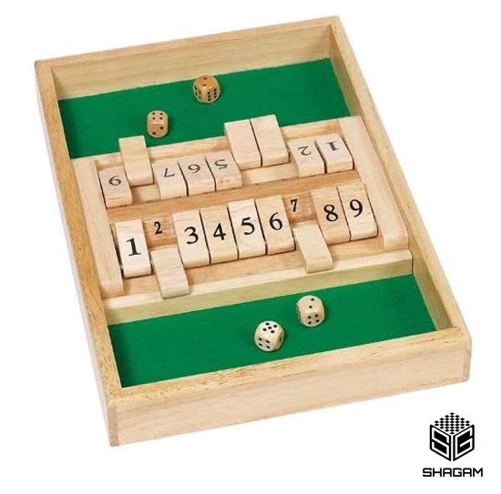 Shut The Box - 2 Players - 1 to 12